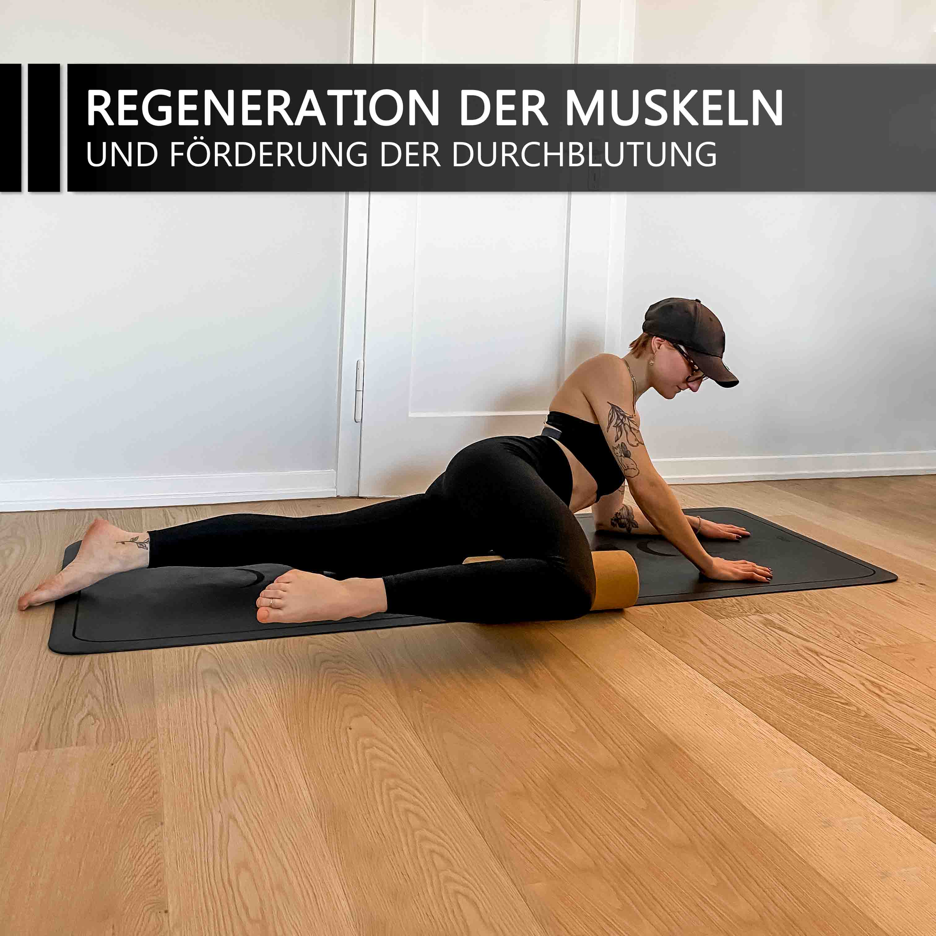 Faszienrolle Fitness Korkrolle für Faszien Training
