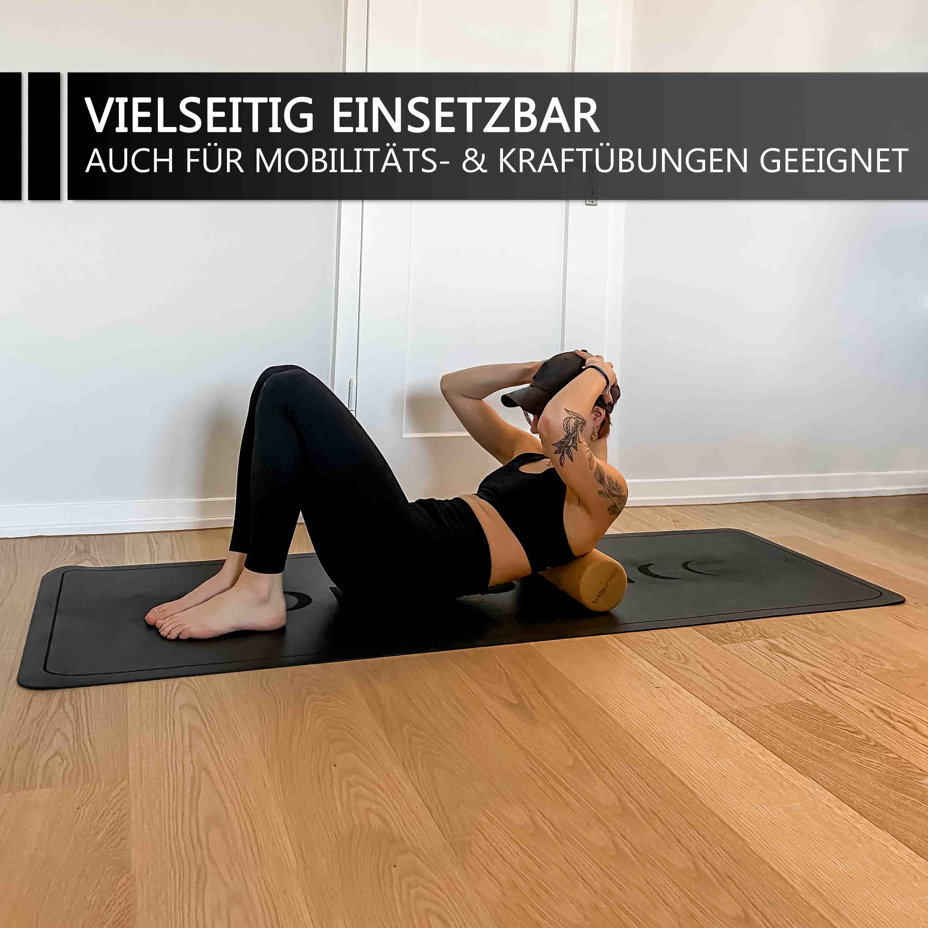 Faszienrolle Fitness Korkrolle für Faszien Training