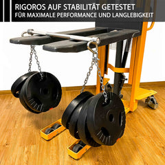 Sportboard Fitness Balance Board mit Stange