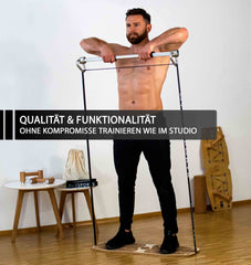 Sportboard Fitness Balance Board mit Stange