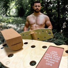 Push up Board Pro 3 - Liegestütze Brett Holz
