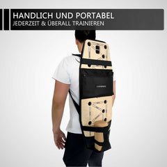 Push up board Training mit Rucksack
