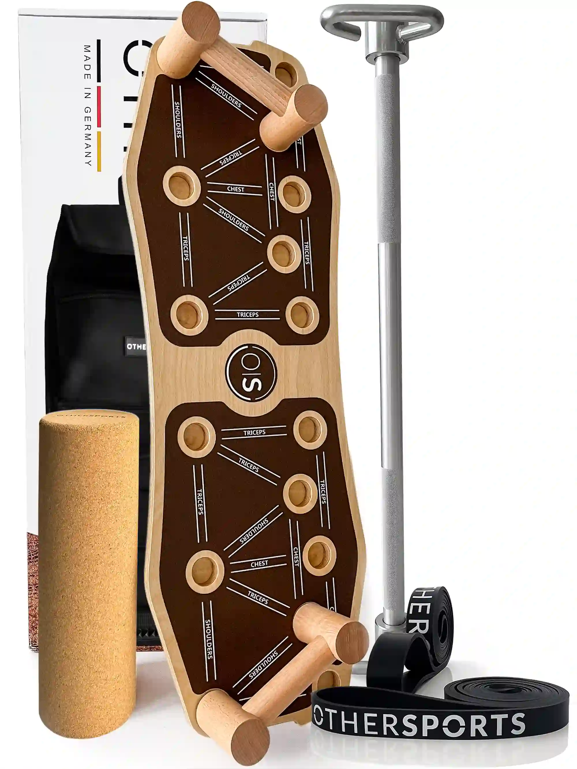 Sportboard-3-Resistance-Braun-Sportgeraet-fuer-zuhause-klein-OHZ-OMLB