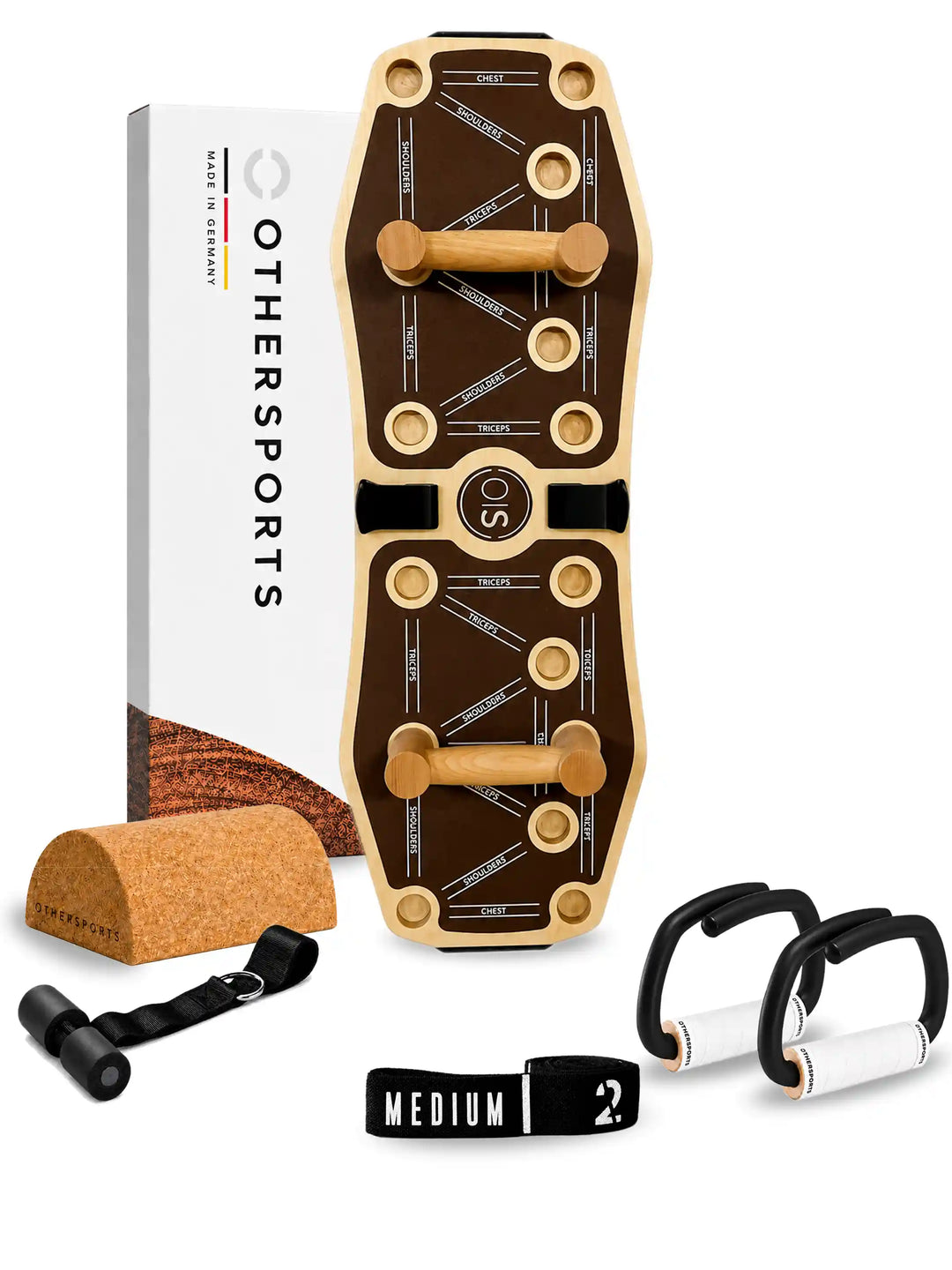 B-Ware Sportboard 4 Core, Standard-Set mit brauner Grip-Oberfläche