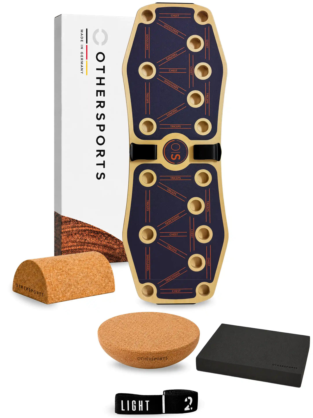 B-Ware Sportboard 4 Balance, Standard-Set mit blauer Grip-Oberfläche