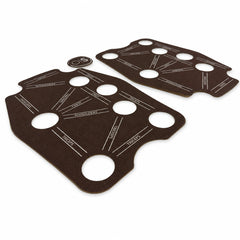 Sportboard Trainingsoberfläche – Kork / Grip Blau / Grip Braun
