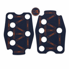 Sportboard Trainingsoberfläche – Kork / Grip Blau / Grip Braun