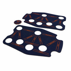 Sportboard Trainingsoberfläche – Kork / Grip Blau / Grip Braun