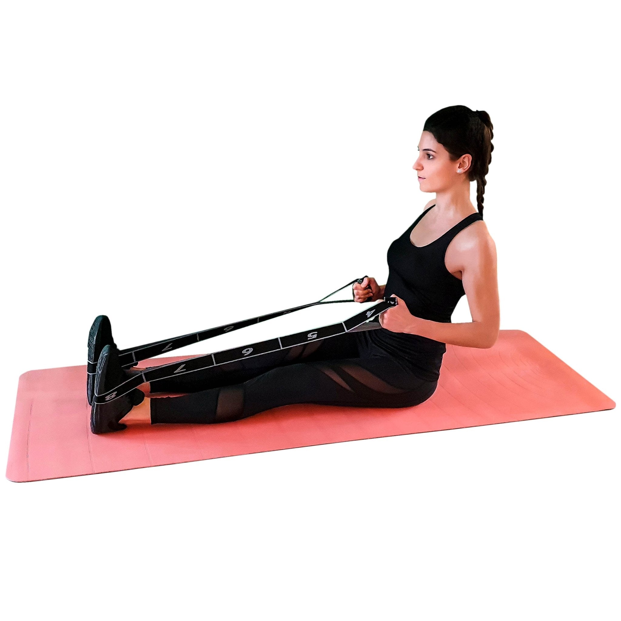 Rudern mit dem Multi-Loop Fitnessband