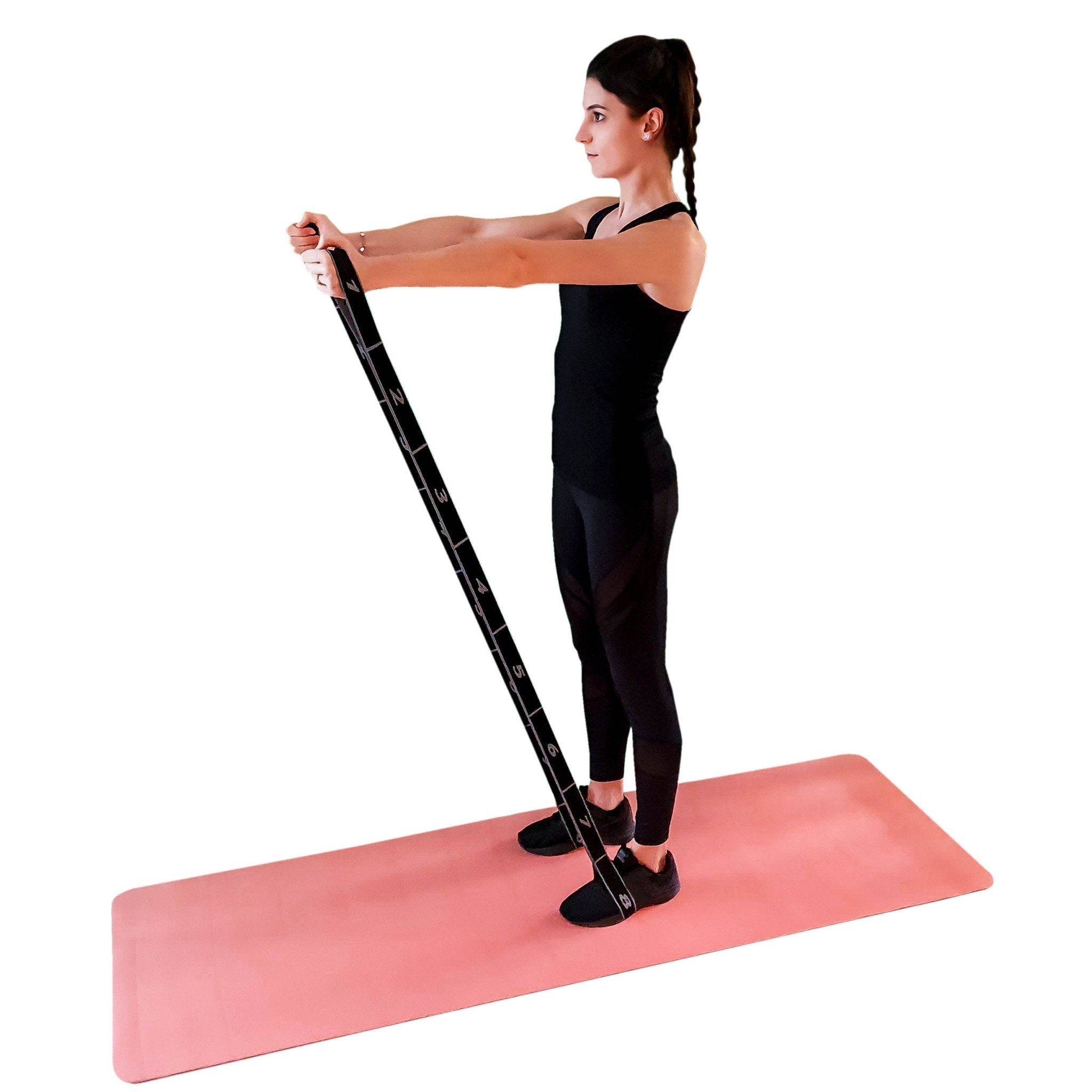 Schulter ziehen mit dem Multi-Loop Fitnessband