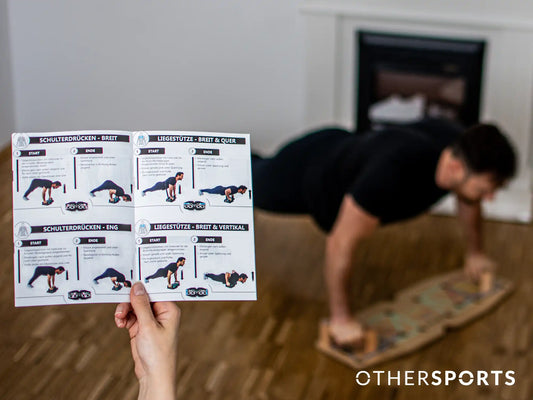 Liegestütze Trainingsplan mit PDF zum Ausdrucken