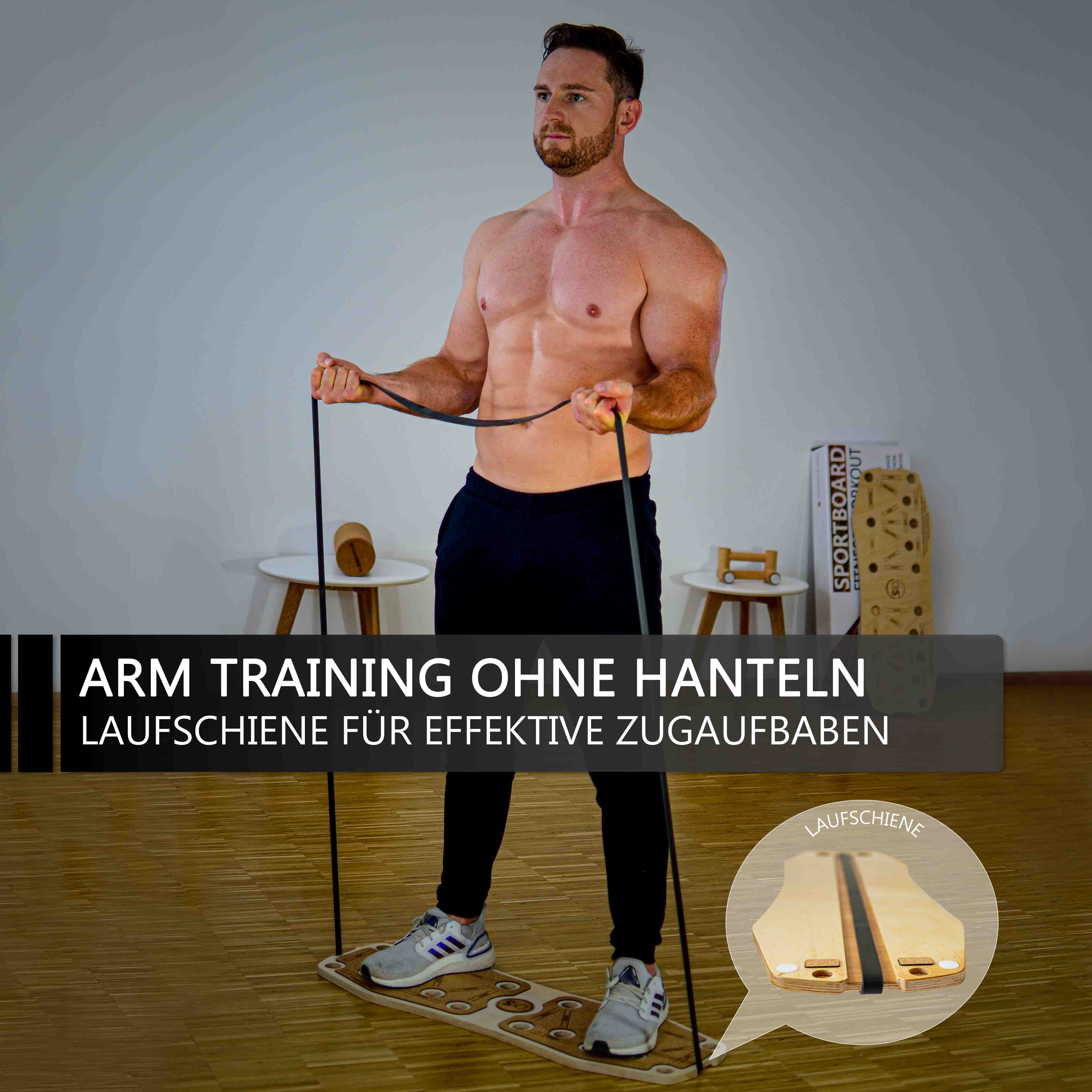 Sportboard - Fitness Balance Board Bizeps Curls