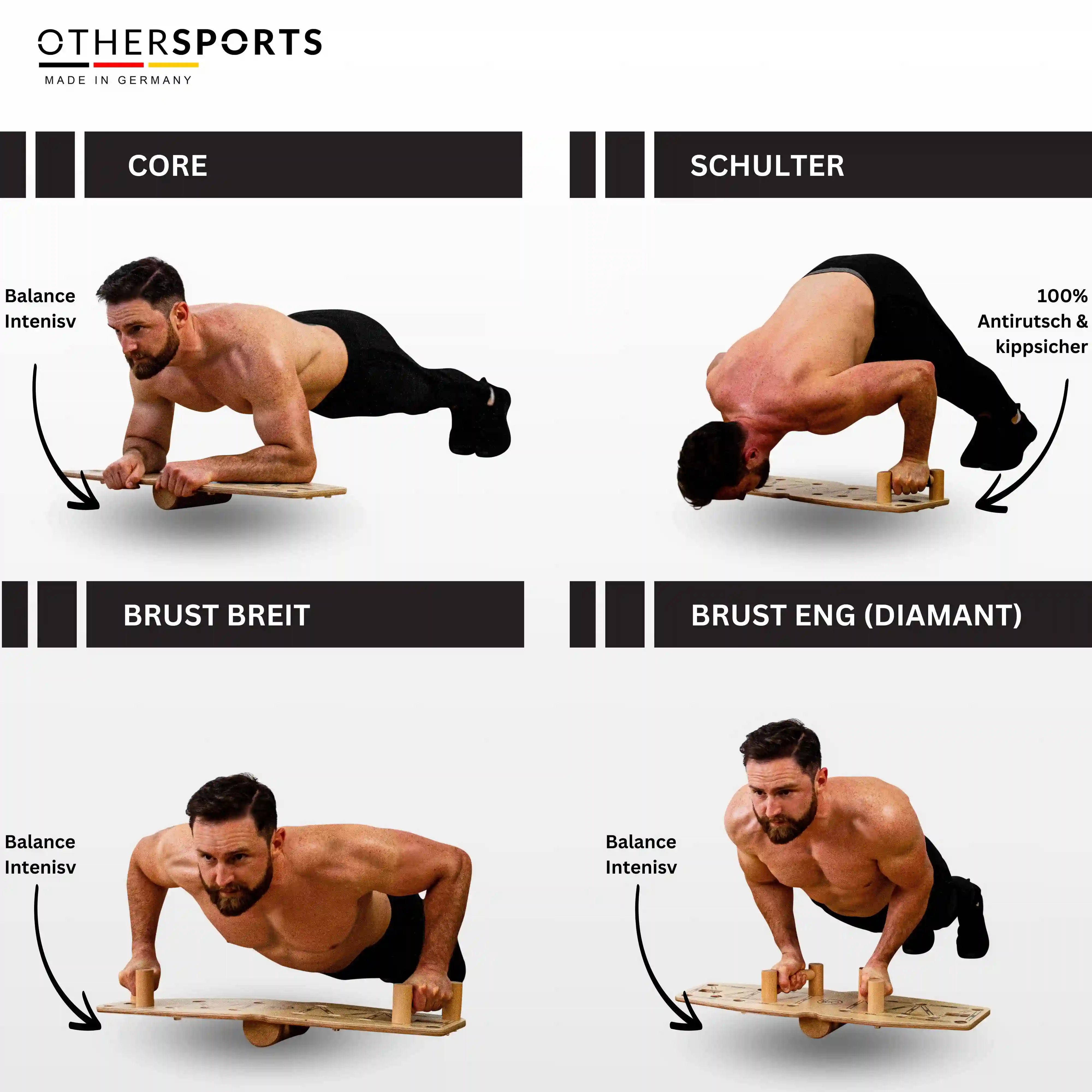 Push-up-board-Training-Ubungen