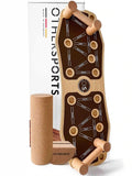 Sportboard-Core-3-Fitness-Balance-Board-Grip-braun-mit-Halbrolle