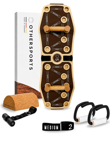 B-Ware Sportboard 4 Core, Standard-Set mit brauner Grip-Oberfläche