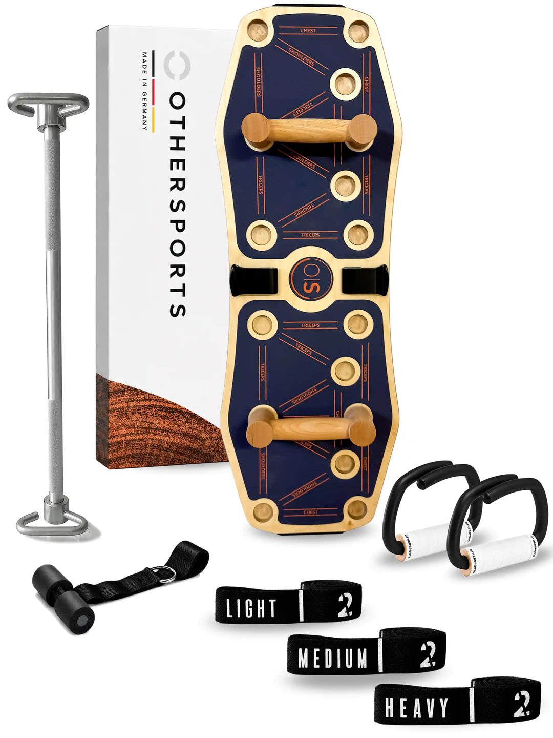 B-Ware Sportboard 4 Fitness, Standard-Set mit blauer Grip-Oberfläche