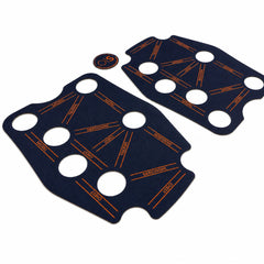 Sportboard Trainingsoberfläche – Kork / Grip Blau / Grip Braun