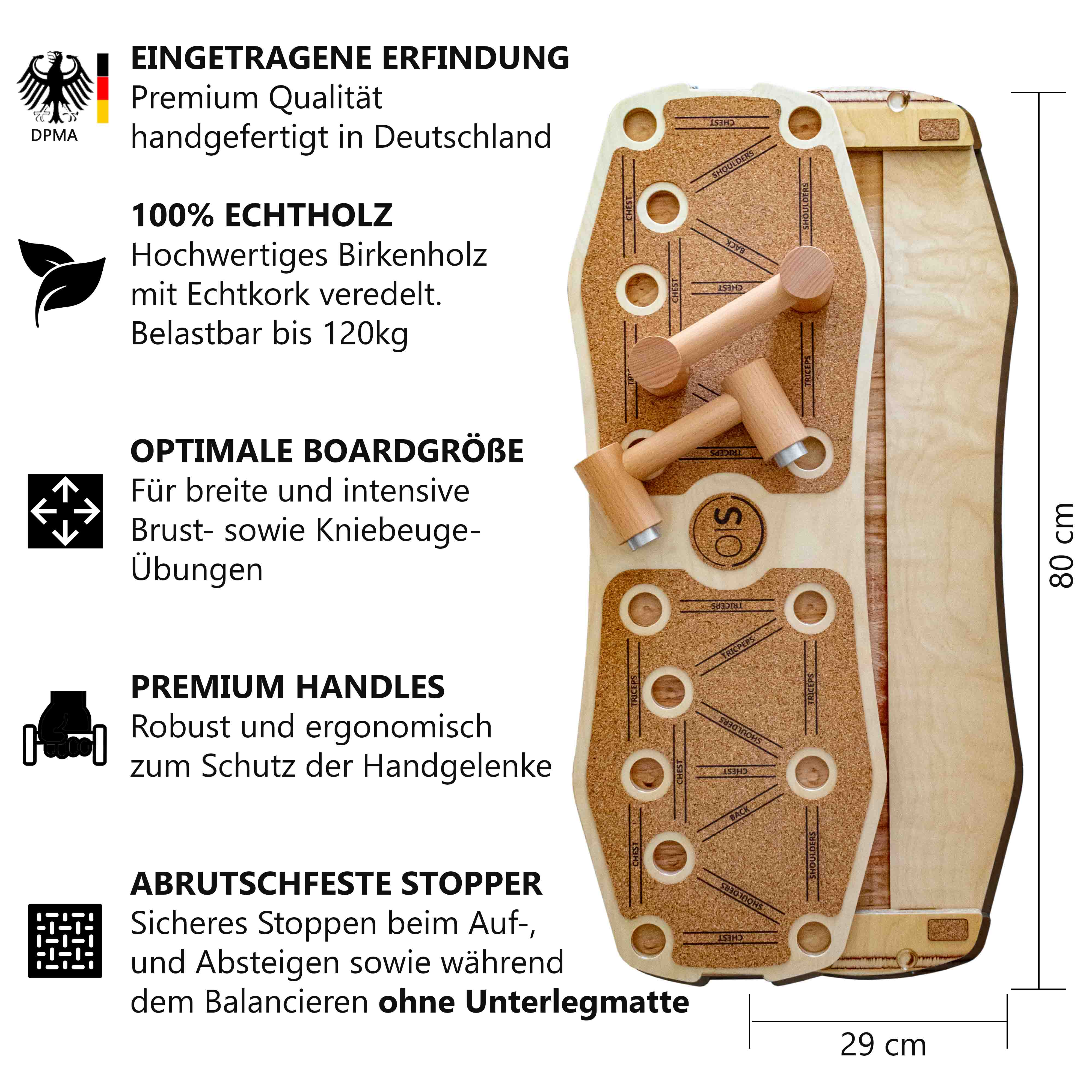 Sportboard Fitness Balance Board Eigenschaften