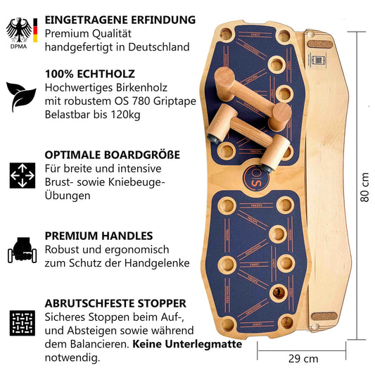 Sportboard Fitness Board Eigenschaften